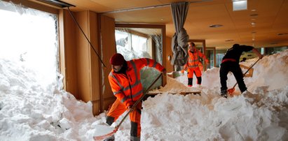 Lawina uderzyła w hotel. Trzy osoby zostały ranne