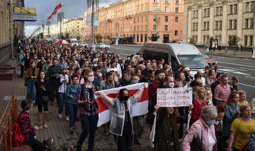 Protesty na Białorusi