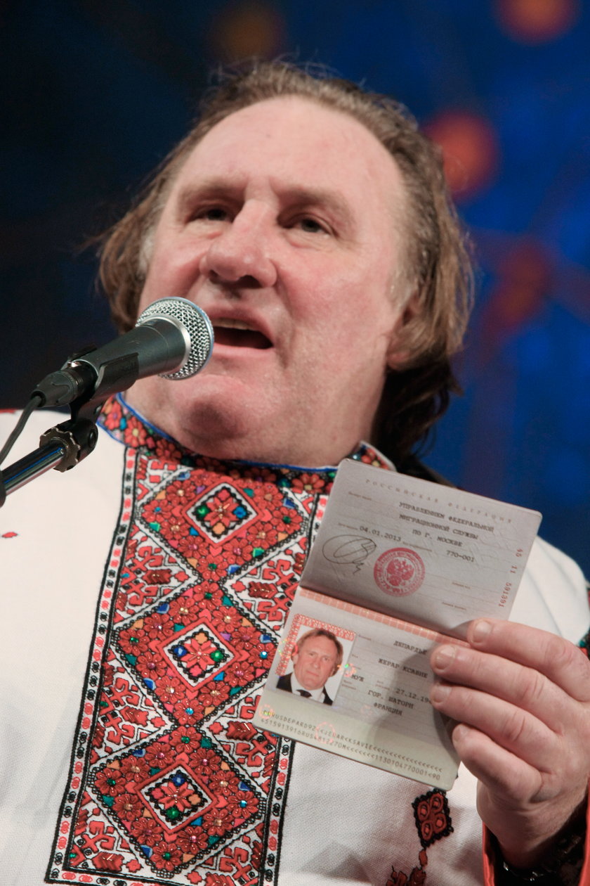Gerard Depardieu uciekł z Rosji