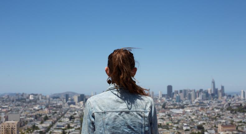 Everything the light touches is Bernal Heights.