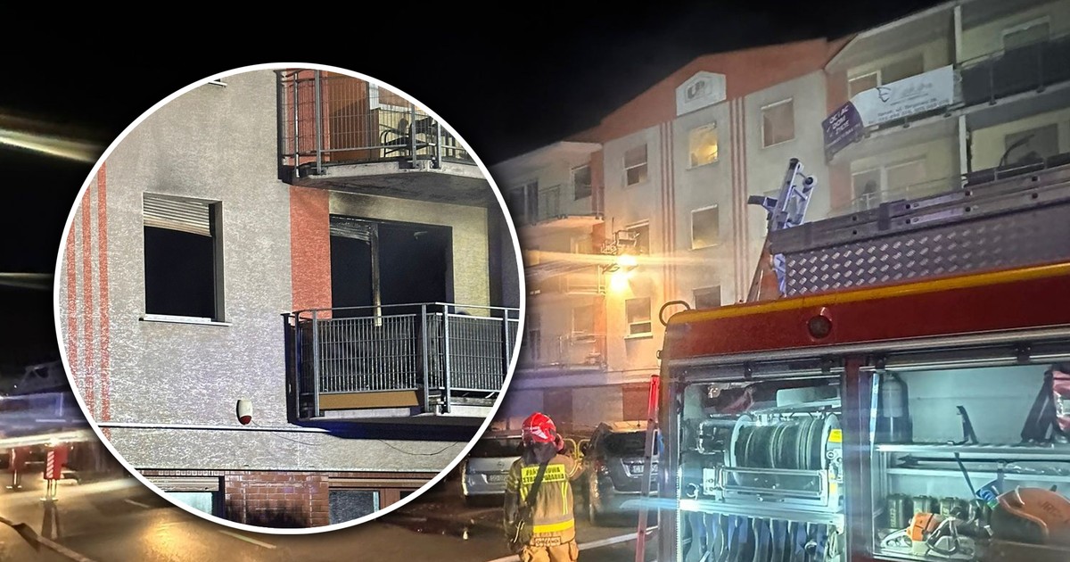 Dramatyczny pożar w Toruniu. Ludzie ratowali się, skacząc z okien