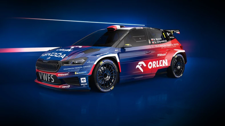 Skoda Fabia RS Rally2 - projekt oklejenia 2024