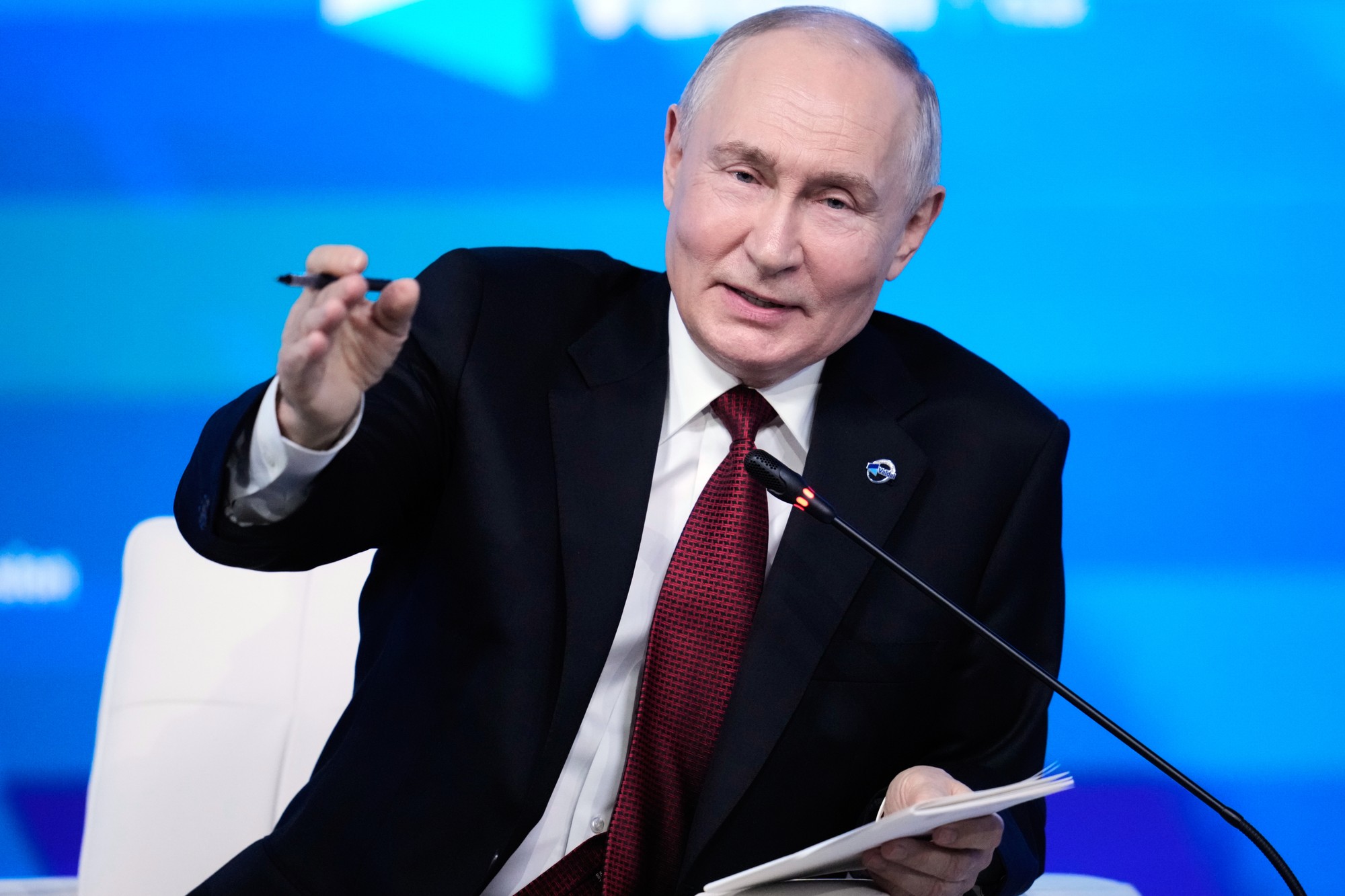 Ruský prezident Vladimir Putin. 