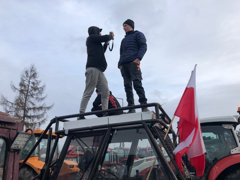 Protest Rolników z Podhala. Rogoźnik (09.02.2024)