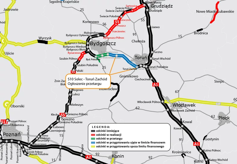 S10 Solec - Toruń Zachód