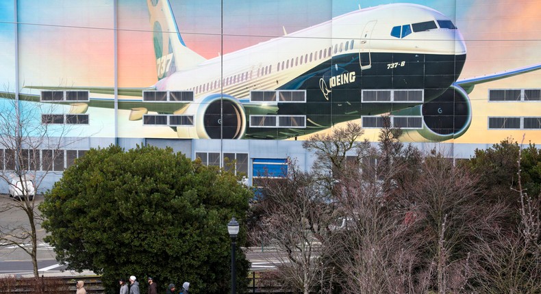 Boeing's top executives are using the company's corporate jet fleet for personal use.Jason Redmond/AFP via Getty Images