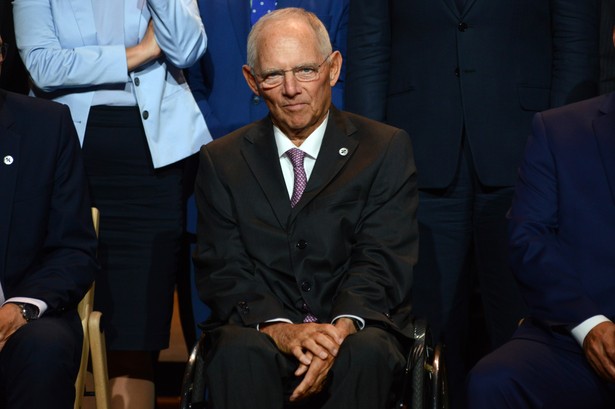 Wolfgang Schaeuble, niemiecki minister finansów, Tallin, Estonia, 15.09.2017