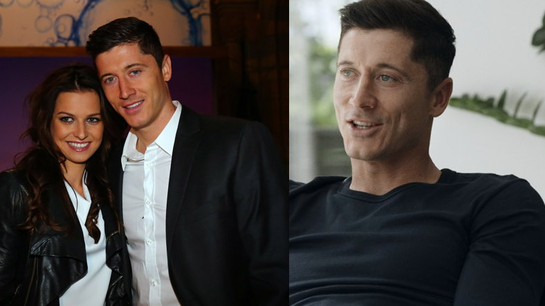 Robert Lewandowski w dokumencie "Lewandowski – Nieznany", Ania i Robert Lewandowscy na początku związku