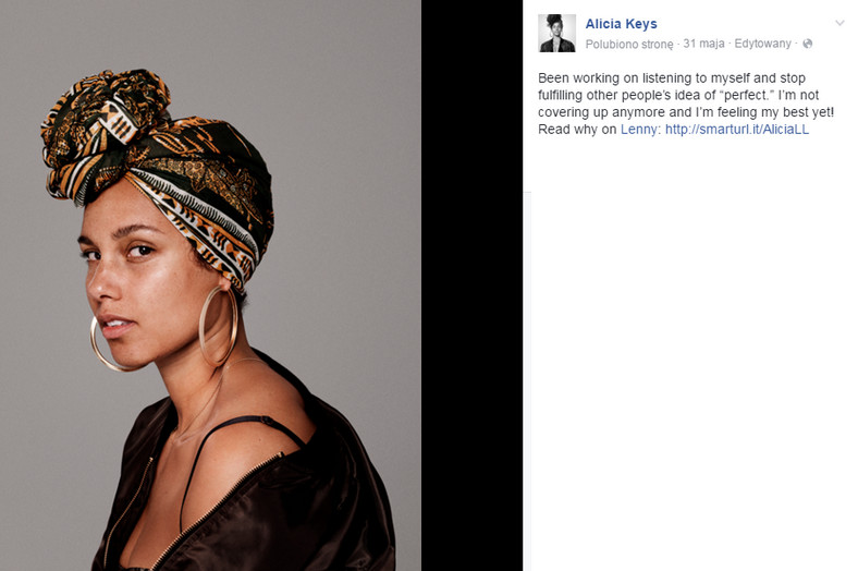 Alicia Keys na Facebooku