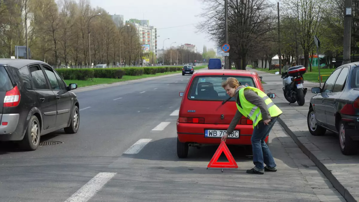 Uwaga, niebezpieczeństwo! Zobacz jak i gdzie postawić trójkąt