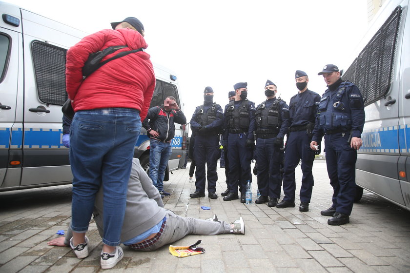 Strajk przedsiębiorców. Policja użyła gazu