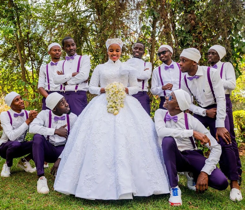 Modest fashion Akorino model Peris Wanjiku alias Pesh weds Dan Magenda