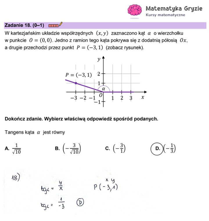 Arkusz CKE i odpowiedzi. Matematyka, poziom podstawowy formuła 2023 - zadanie 18