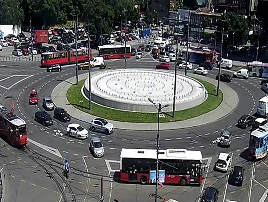 Na Slaviji ista situacija