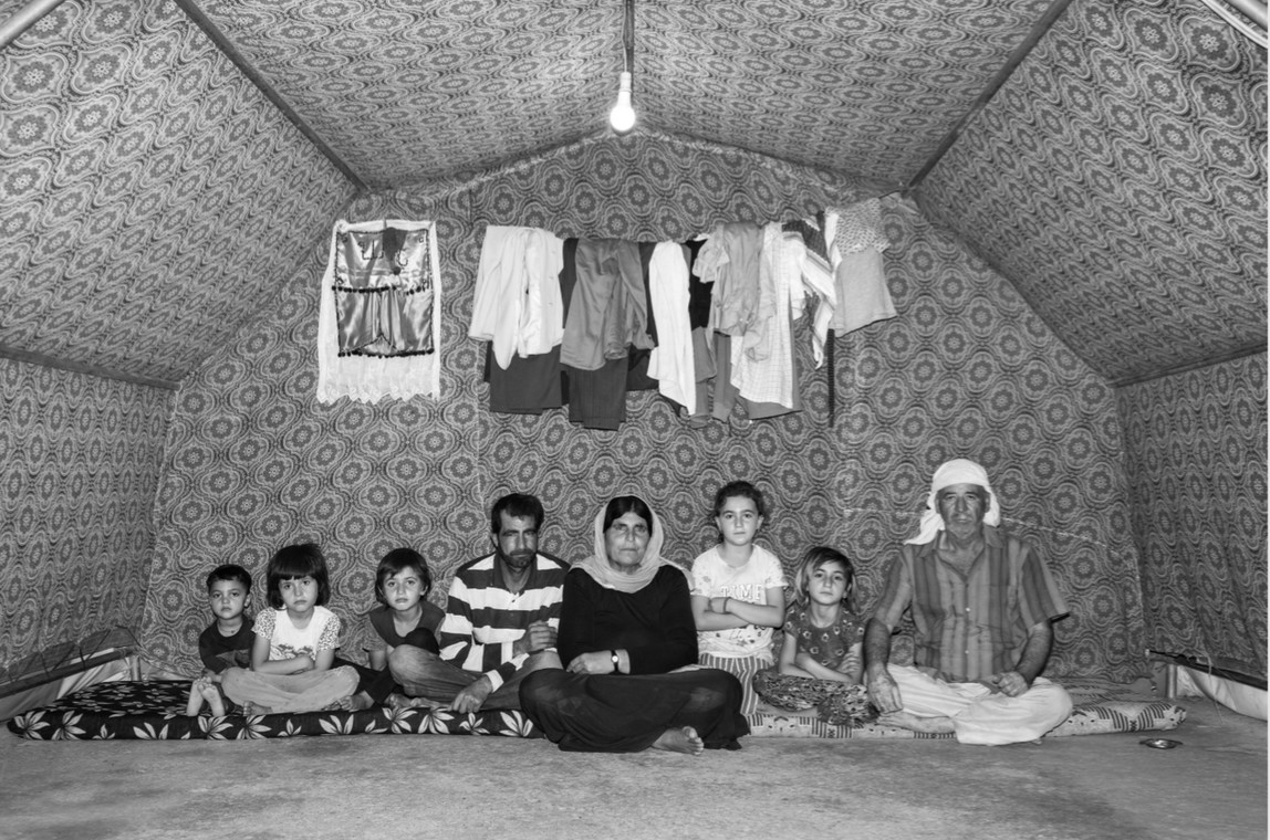 Jezydzka rodzina w Kabarto