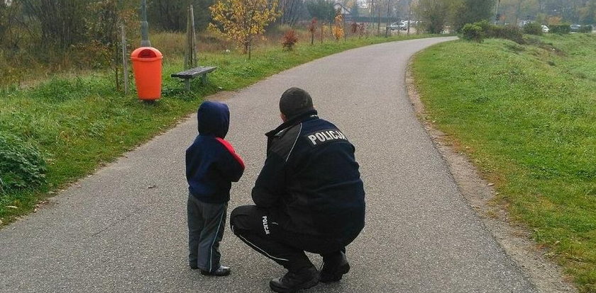 2,5-latek uciekł z domu. Mógł stracić życie!