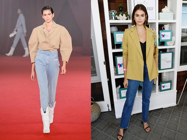 Off-White (2018), Kaia Gerber (2019)