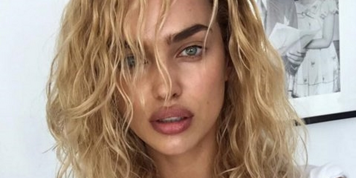 Irina Shayk jest blondynką