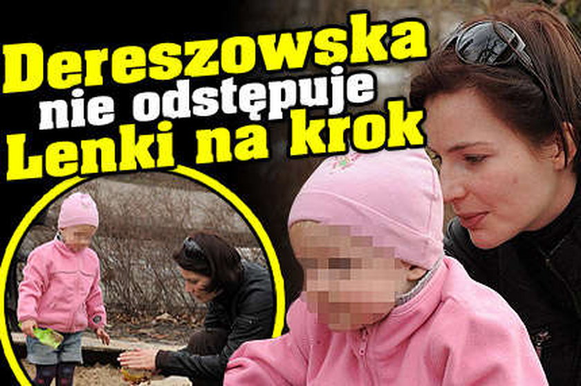 Dereszowska nie odrywa oczu od dziecka