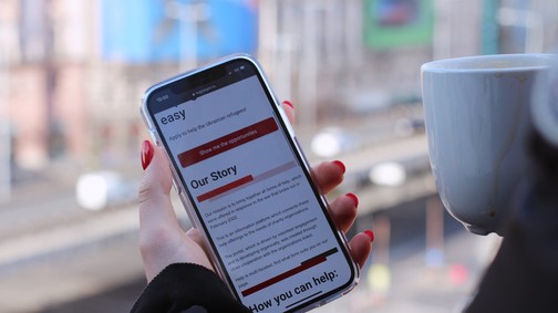 Hogysegits nevű online platform az ukrán háború áldozatainak támogatására