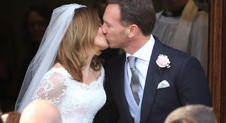 Geri Halliwell weds Christian Horner