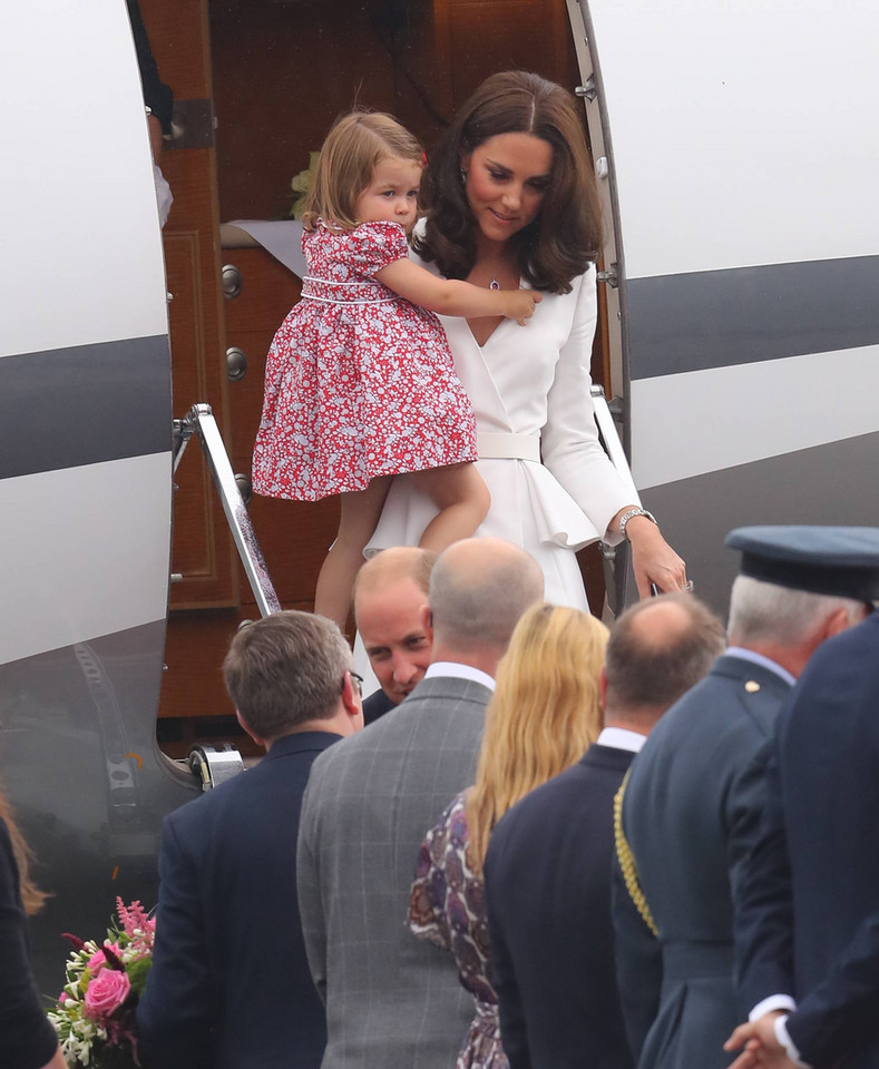 Księżna Kate z córką w Warszawie