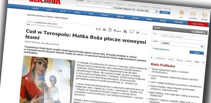 Cud! Ikona Matki Bożej płacze i uzdrawia!