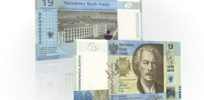 Do obiegu wchodzi nowy banknot o nominale... 19 złotych