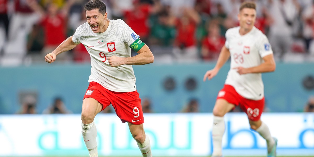 Oby Robert Lewandowski w meczu z Argentyną też mógł się cieszyć z gola