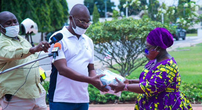 Kennedy Agyapong donates face masks to the presidency