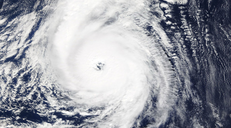Így festett a hurrikán a világűrből / Fotó: MTI