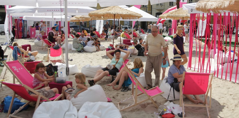 Mamy plażę w samym centrum miasta!