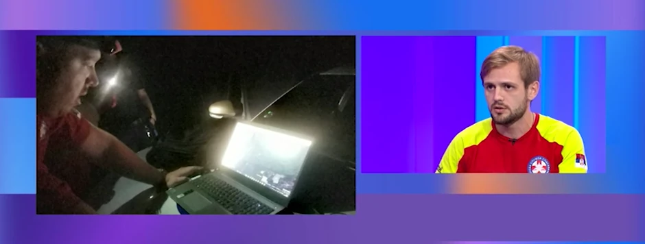 Dušan Savić i Dimitrije Ostojić iz Gorske službe spasavanja