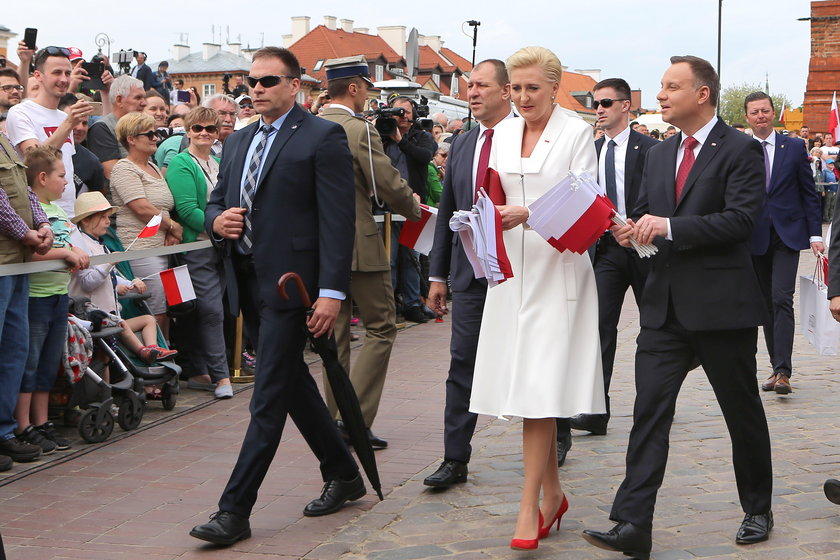 Agata Duda z prezydentem Andrzejem Dudą