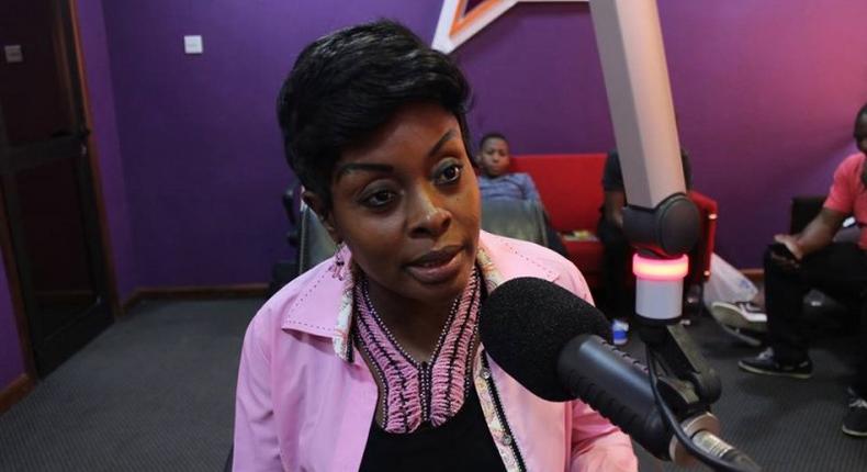 Akosua Agyepong at Starr FM studios