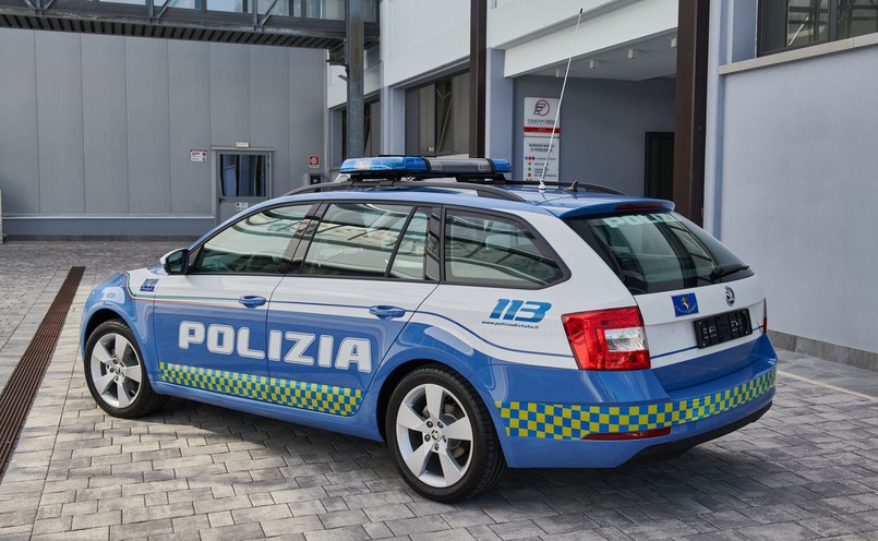 Skoda w policji