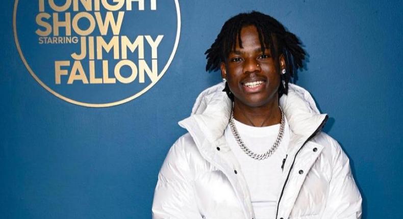 Rema got his ripped abs through engaging in menial jobs [Instagram]