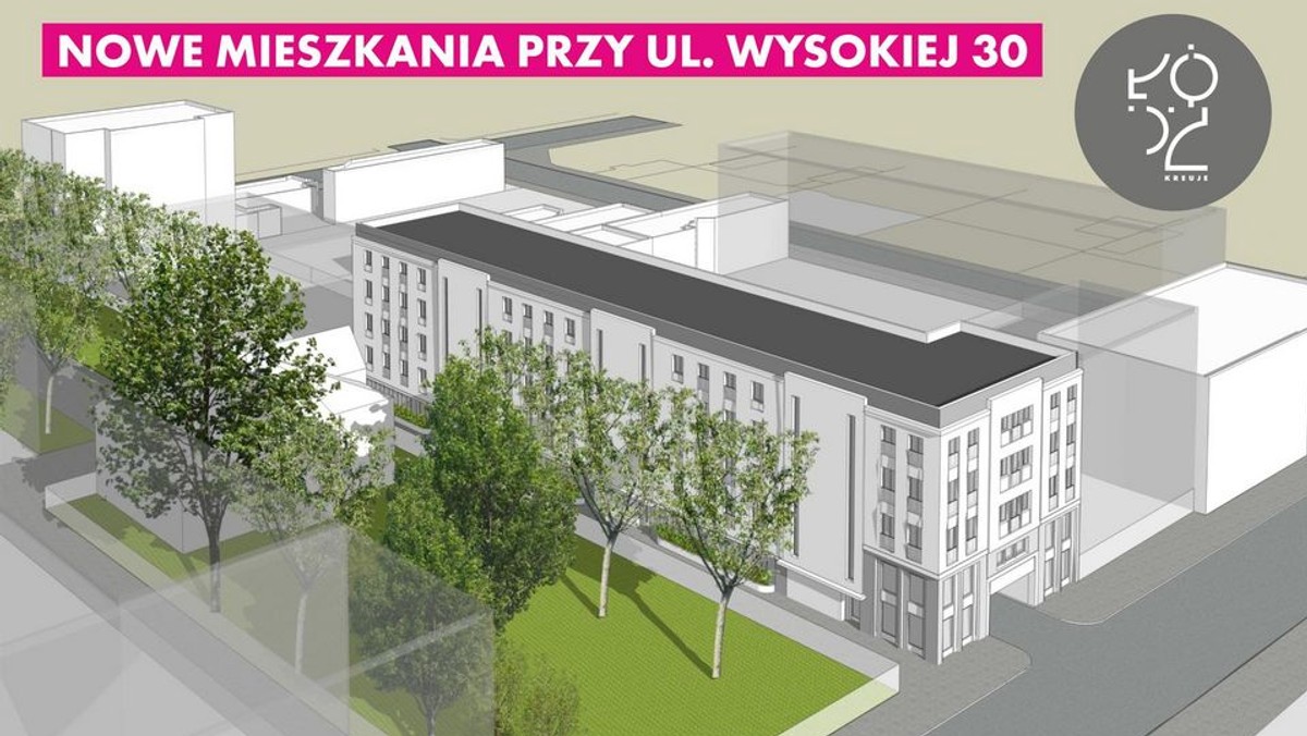 Latem tego roku na działce przy ulicy Wysokiej ruszą prace przy budowie bloku, w którym powstać ma 40 niewielkich mieszkań "na start" dla młodych łodzian. Inwestycję, której koszt to około siedem milionów złotych, zrealizuje Widzewskie Towarzystwo Budownictwa Społecznego.