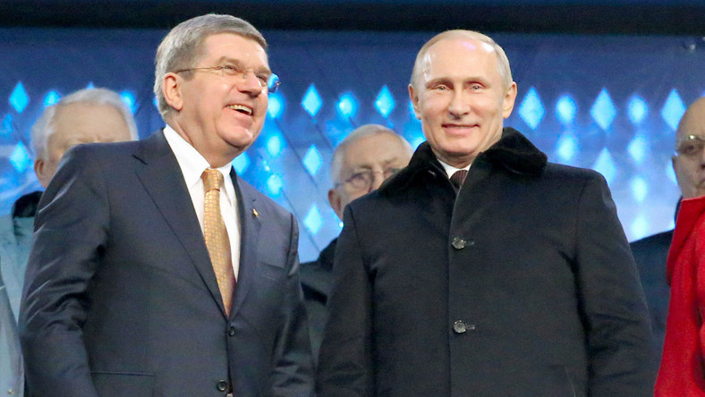 Thomas Bach i Władimir Putin