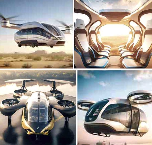 Prototypy pojazdów latających eVTOL