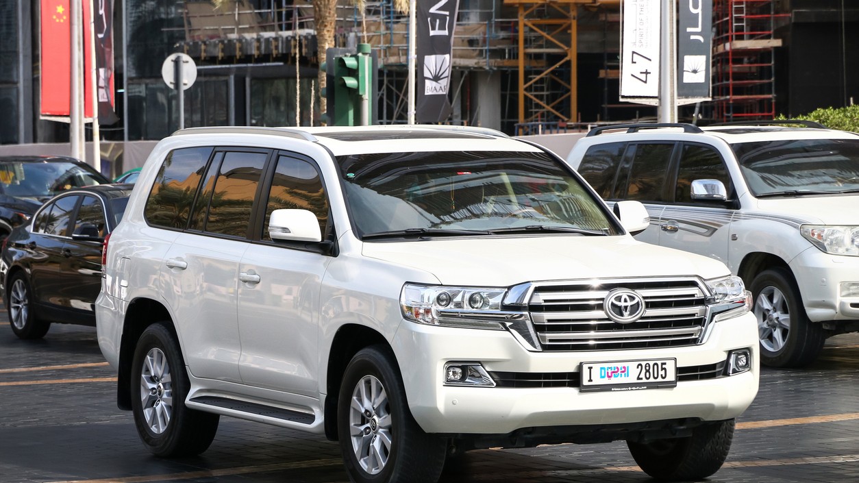 Auto Toyota Land Cruiser. 