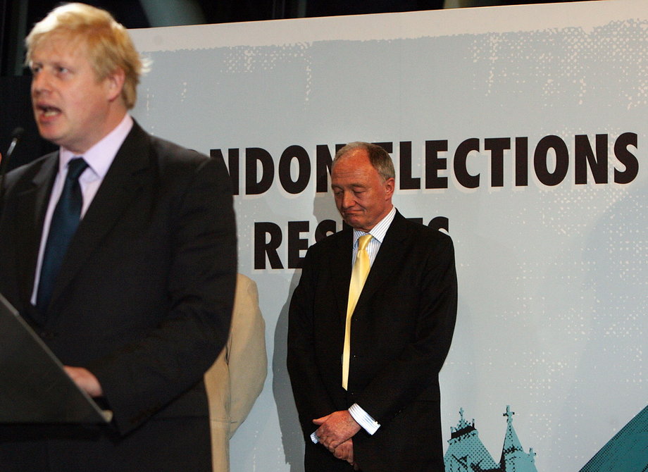 Boris Johnson tryumfuje w wyborach burmistrza Londynu w 2008 roku