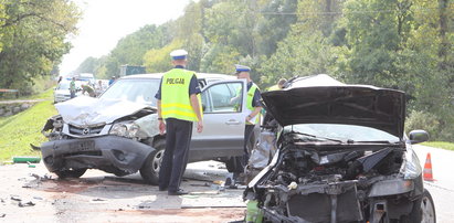 Wypadek zablokował wjazd do Warszawy