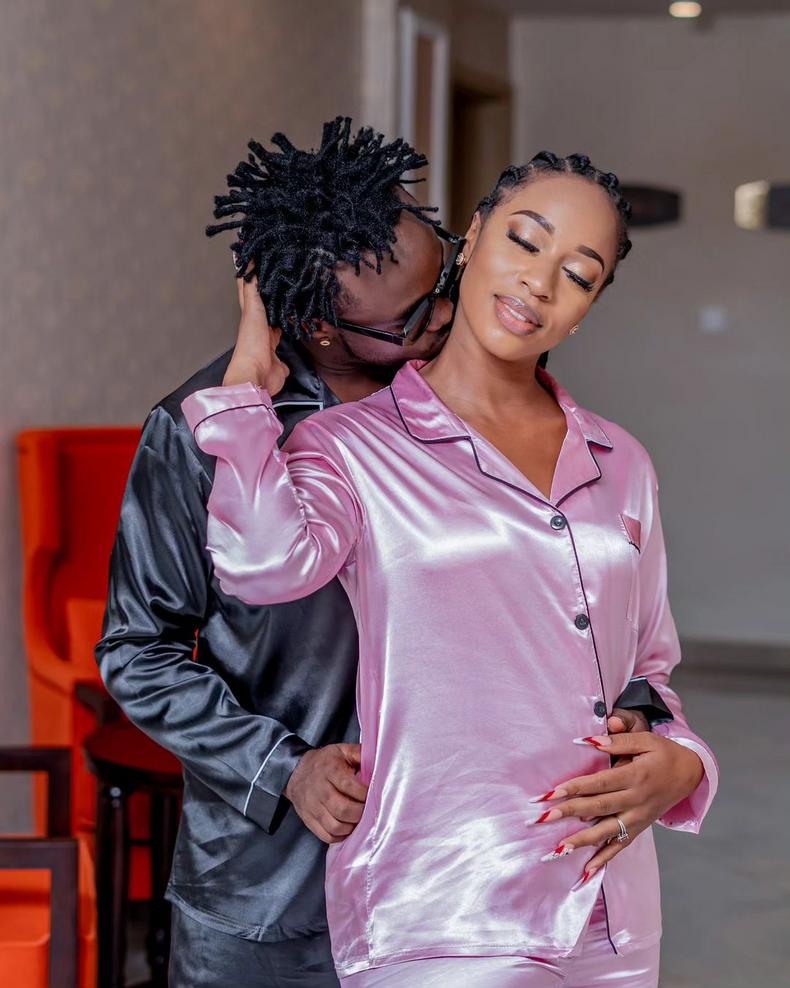 Diana Marua and hubby Bahati