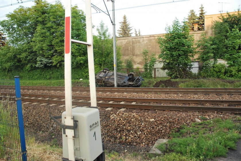 Wypadek na przejeździe w Częstochowie.