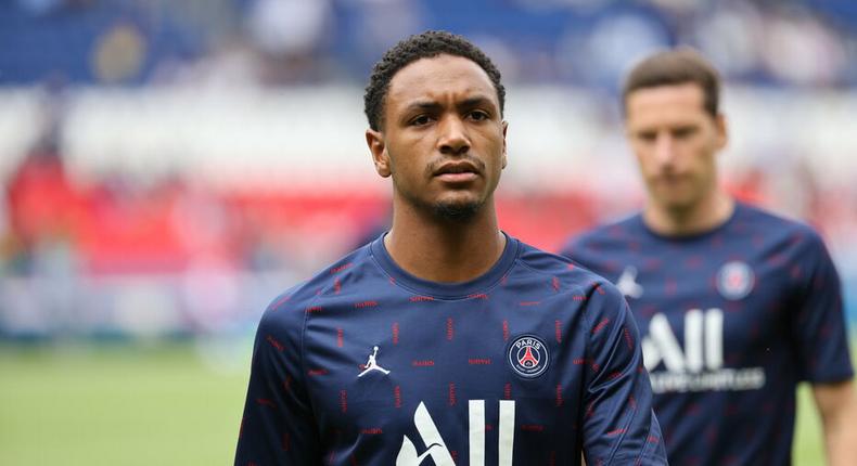 Abdou Diallo au centre d'entrainement du psg