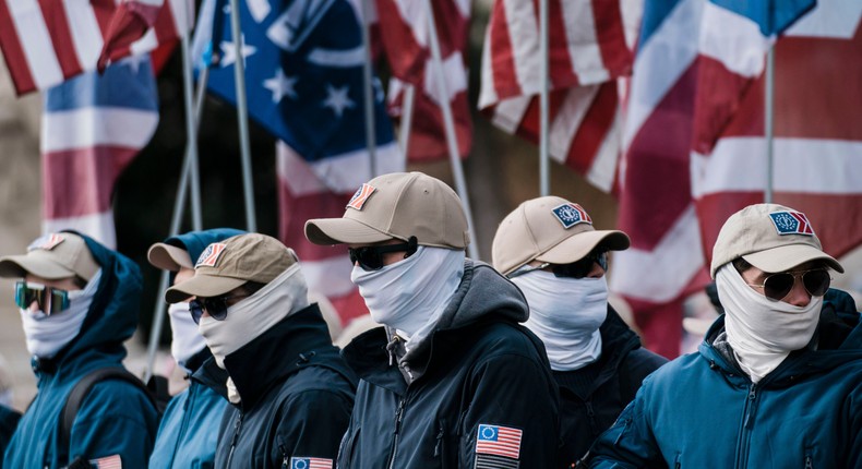 The FBI and other federal agencies recently warned other security agencies of the potential of violence on or following America's midterm elections, according to documents obtained by NPR.Kent Nishimura / Los Angeles Times via Getty Images