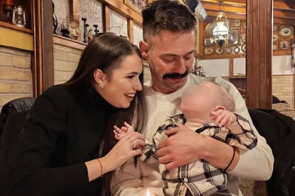 MILAN VASIĆ NA PRAZNIK RADA NAPUSTIO BEOGRAD Pokazao gde uživa sa sinom i ženom: Nosi malog Despota u naručju (FOTO)
