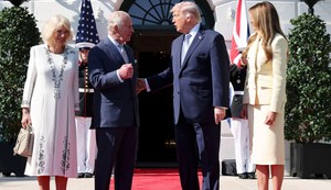 Melanija i Donald Tramp dočekali Čarlsa i Kamilu