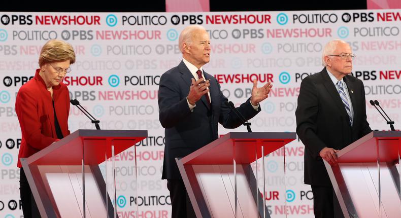 Democratic Debate Field Agrees on Impeachment but Diverges on Trade